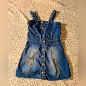 Little girls Jean jumpsuit